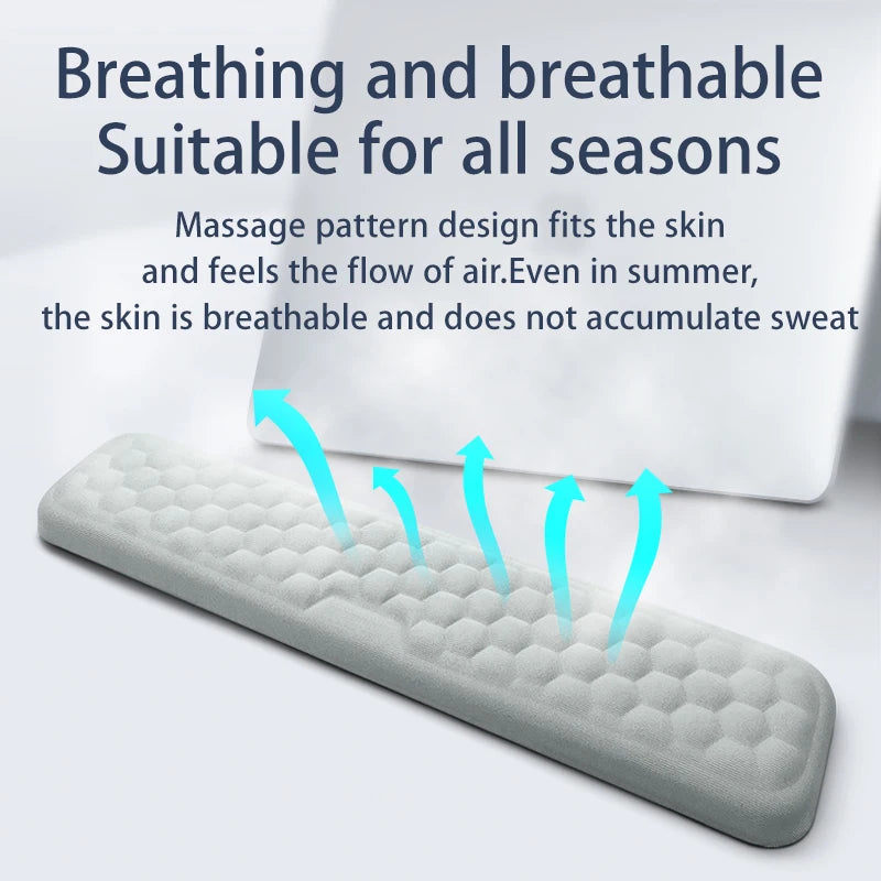Ergonomic Memory Foam Keyboard and Mouse Wrist Rest
