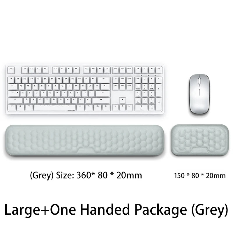 Ergonomic Memory Foam Keyboard and Mouse Wrist Rest