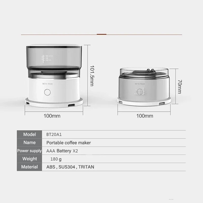 Coffee Brewer Grinder Automatic Hand