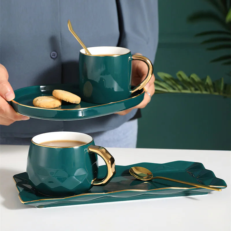 Ceramic Cup Dish Set