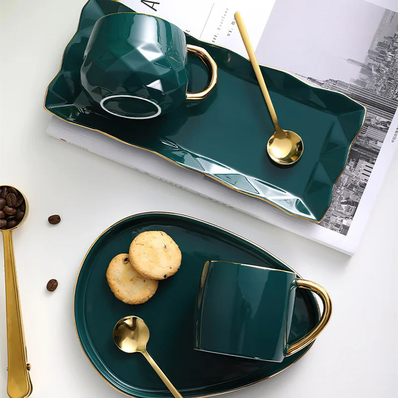 Ceramic Cup Dish Set