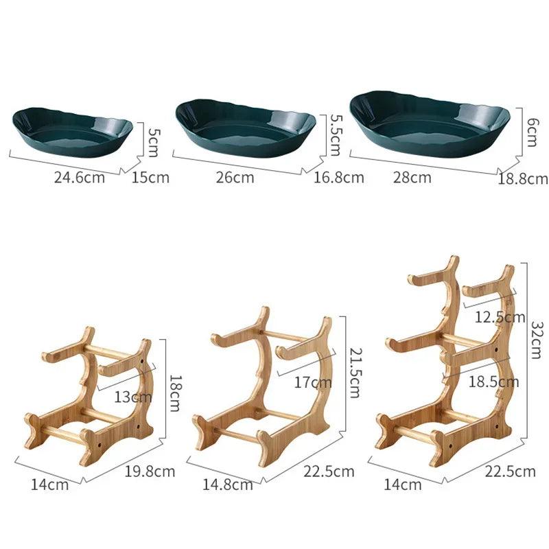 Plates Fruit Basin Layered