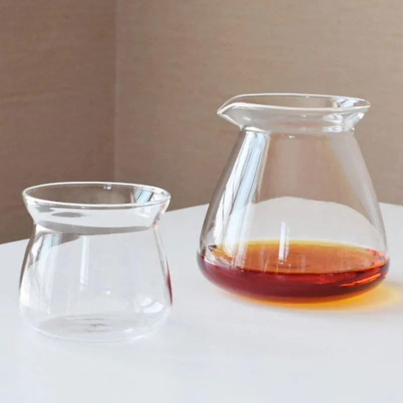 Elegant Glass Coffee Carafe Set for Pour Over Perfection