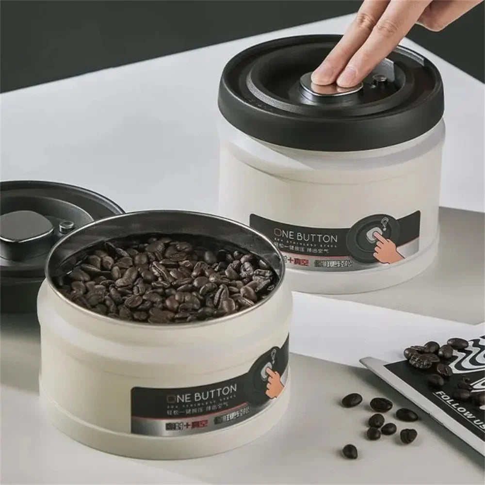 Stainless Steel Vacuum Sealed Coffee Canister