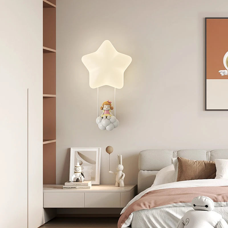 Charming LED Cartoon Wall Light for Kids' Rooms