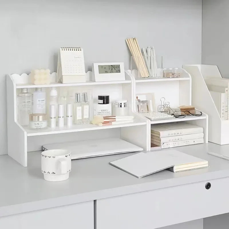 Stylish Two-Layer Desktop Organizer for Home & Office