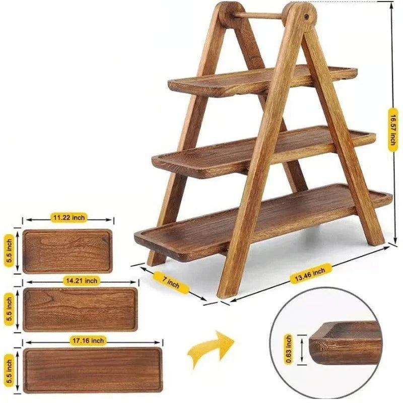 Versatile Wooden Storage Tray