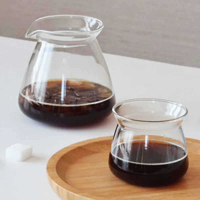 Elegant Glass Coffee Carafe Set for Pour Over Perfection