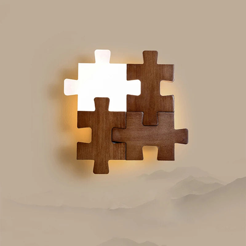 Wall Lamp Building Block Puzzle