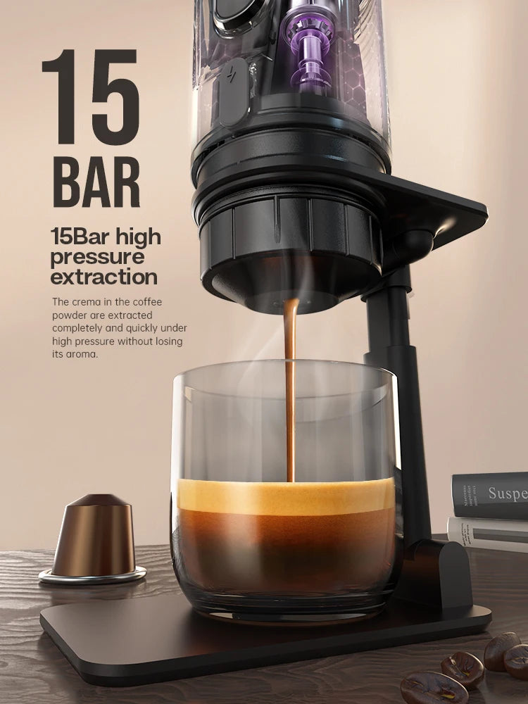 HiBREW Portable Espresso Maker for Car & Home