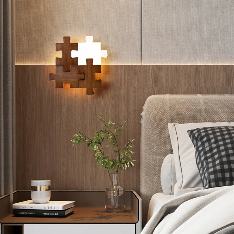 Wall Lamp Building Block Puzzle