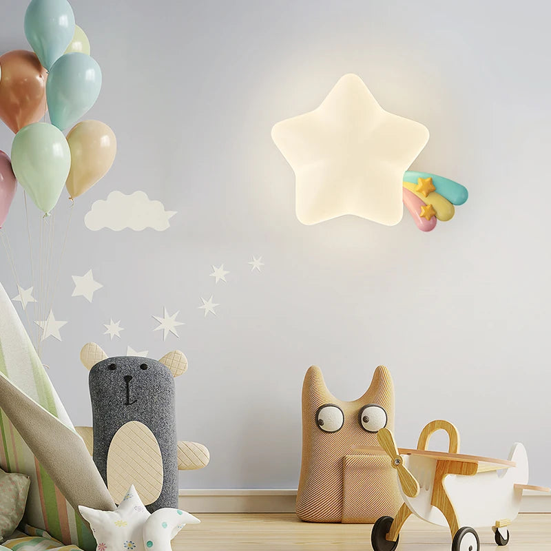 Charming LED Cartoon Wall Light for Kids' Rooms