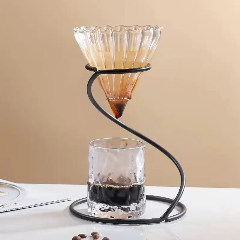 Elegant Coffee Filter Holder Set for Perfect Hand Drip