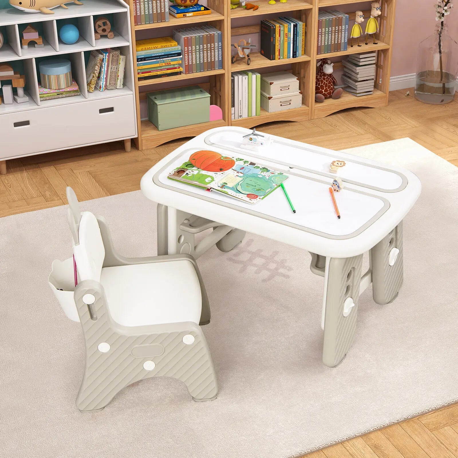 Kids Art Activity Table & Chair Set