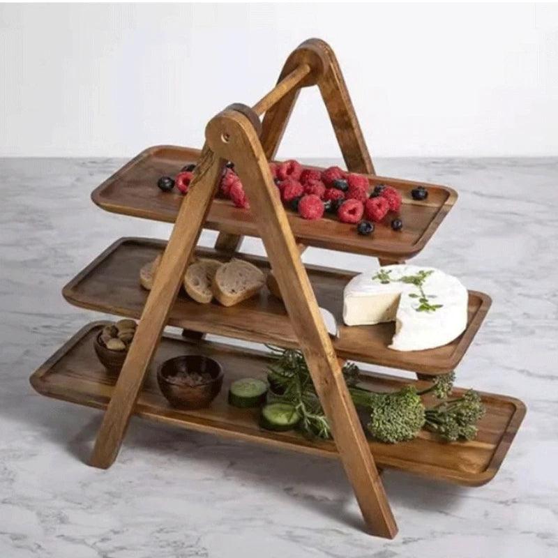 Versatile Wooden Storage Tray