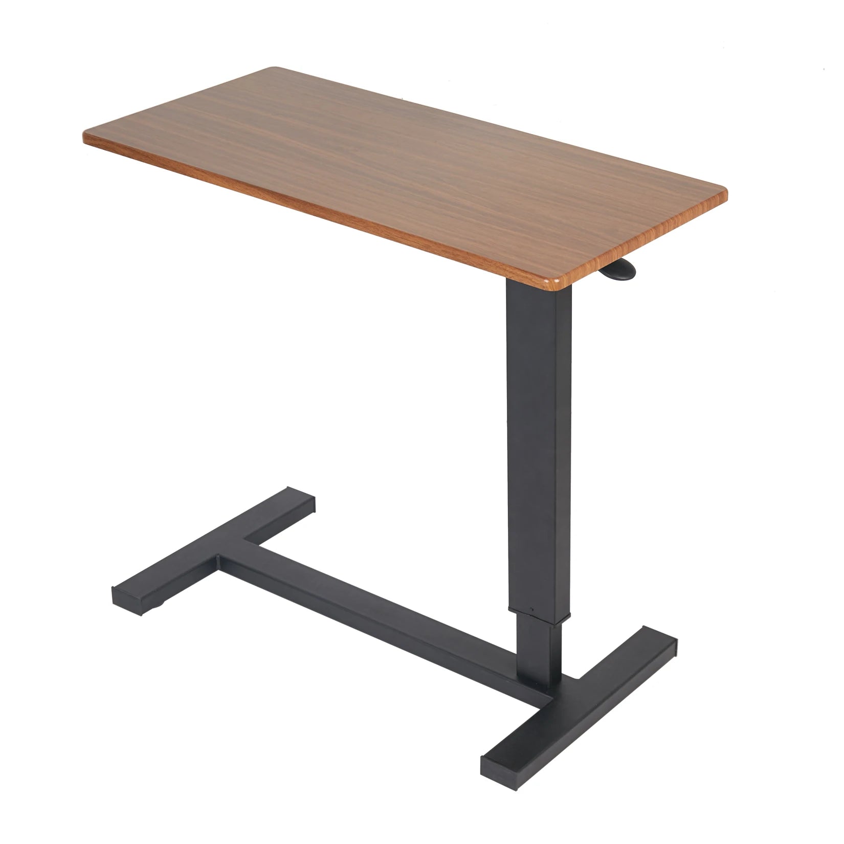 Versatile Adjustable Overbed Table with Hidden Wheels