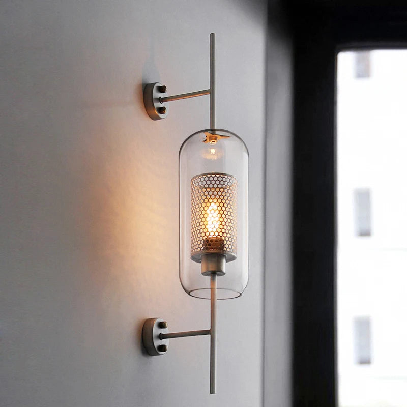 Modern Glass Wall Lamp Fixture