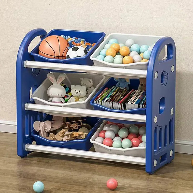 Multi-purpose Kids Cabinet Save Toy Plastic Children's Organizer Bookcase Girls Almacenamiento De Juguetes Kids Furniture