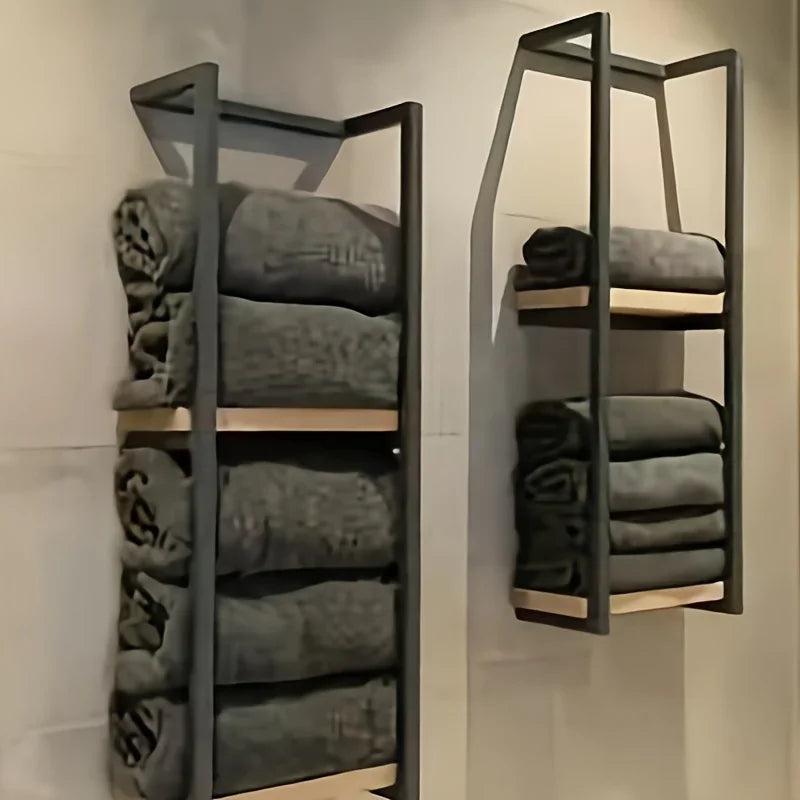 Tier Wall Mounted Towel Rack