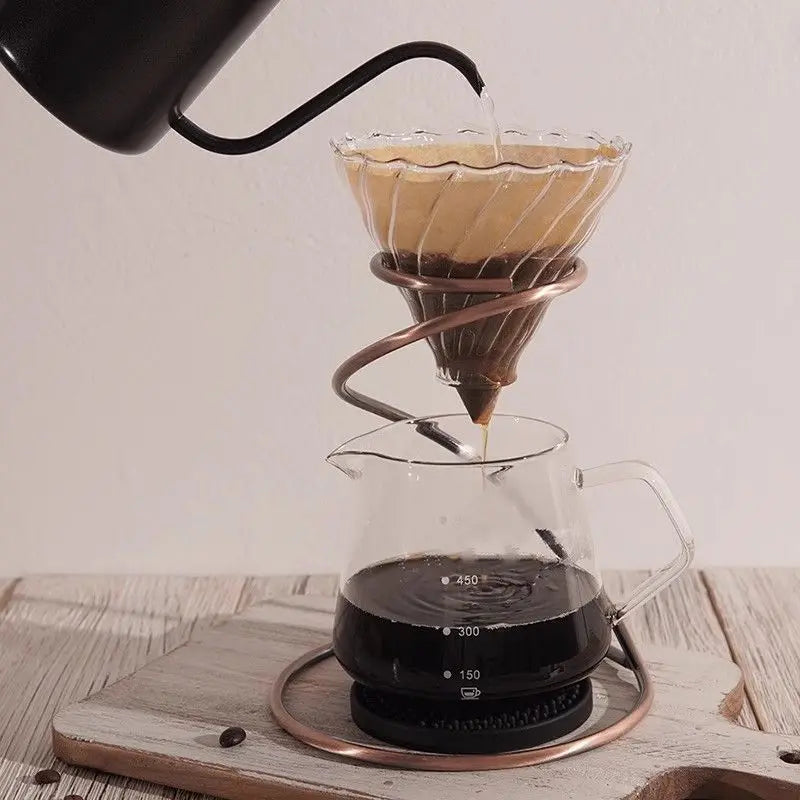 Elegant Coffee Filter Holder Set for Perfect Hand Drip