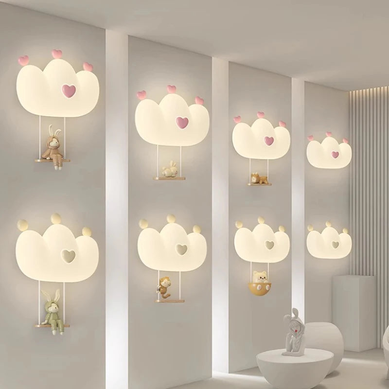 Charming Crown LED Wall Lamp for Kids' Rooms