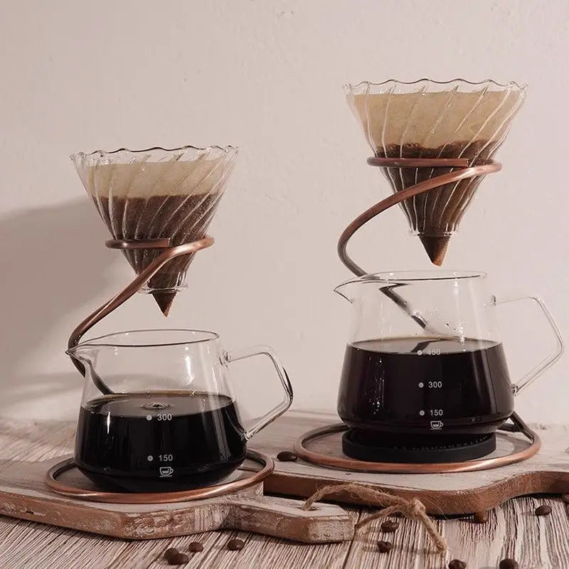 Elegant Coffee Filter Holder Set for Perfect Hand Drip