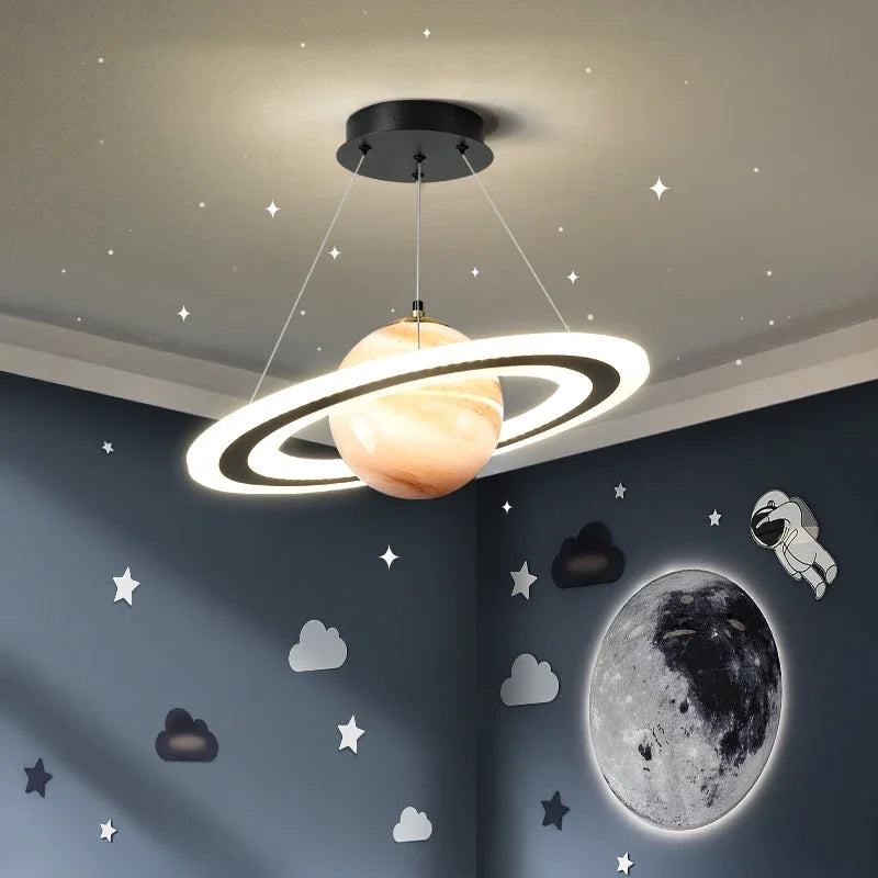 Modern LED Acrylic Planet Pendant Light