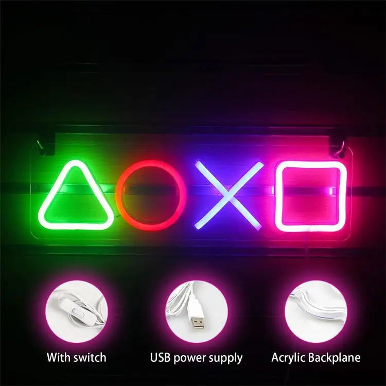 Vibrant LED Game Icon Neon Sign for Ultimate Atmosphere