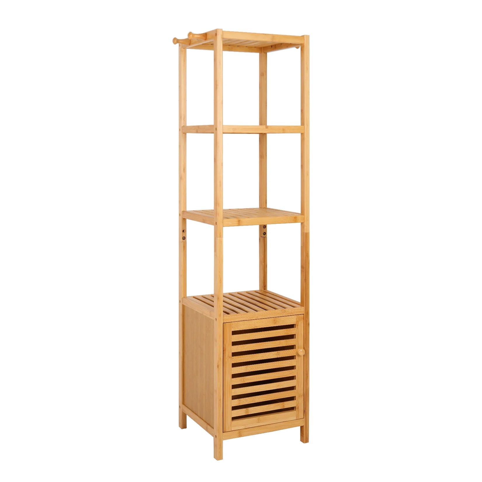 Tall Slim Storage Cabinet Freestanding Narrow Bathroom Shelf Slim Corner Floor Shelves