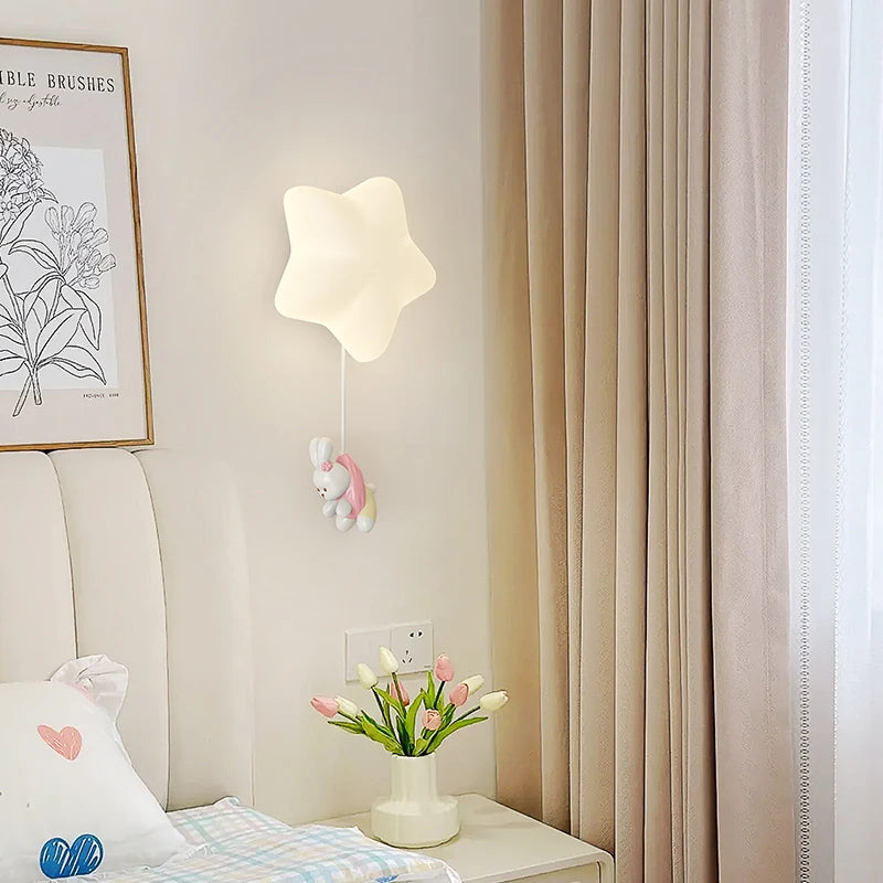 Charming LED Cartoon Wall Light for Kids' Rooms