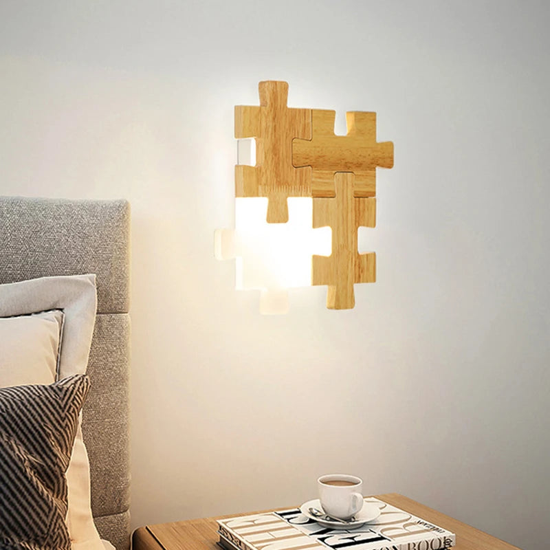 Wall Lamp Building Block Puzzle