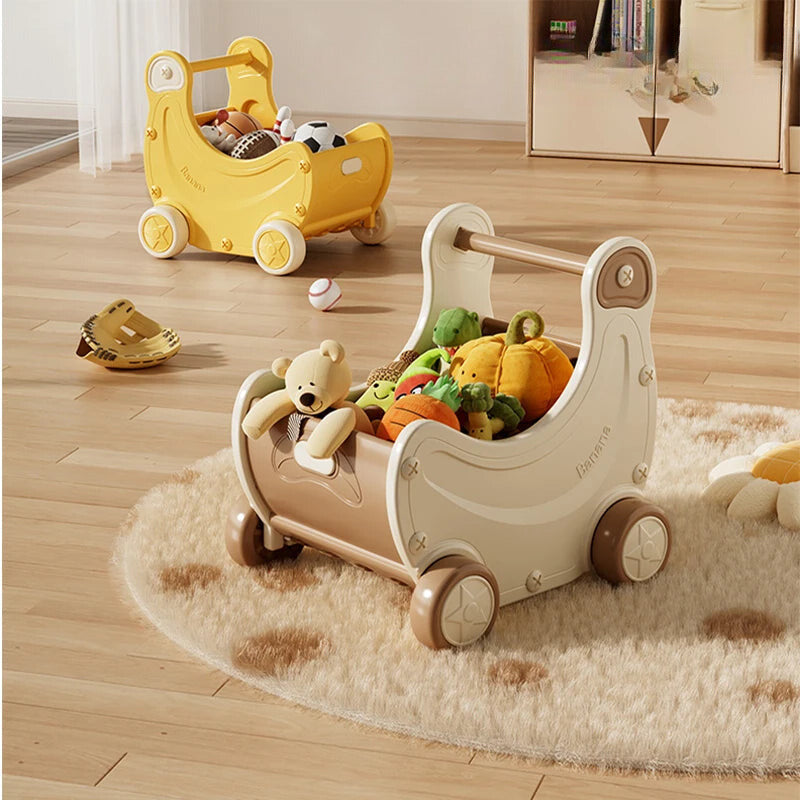 Banana-Shaped Kids Toy Storage Wagon